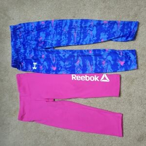 Reebok Pink Kids Leggings